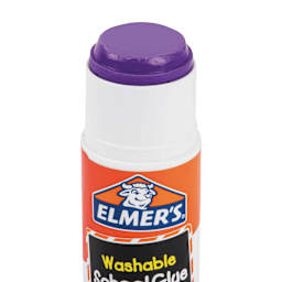 Elmer's Washable Disappearing Purple Glue Stick - 0.77 oz, close-up 