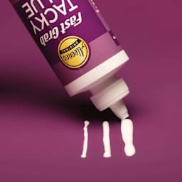 Aleene's Fast Grab Tacky Glue - 8 oz showing glue tip size options