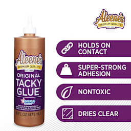 Holds on contact, super-strong-adhesion, nontoxic, dries clear