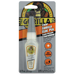 Gorilla Clear Glue - Pen, 0.75 oz (Front of package)