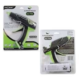 Surebonder Ultra Series Dual Temp Glue Gun - 60 Watt, front and back of the packaging