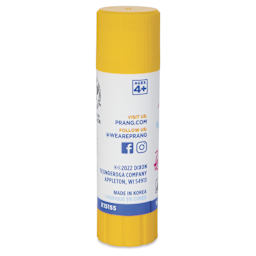 Prang Glue Stick - Clear, 0.74 oz - back