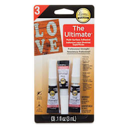 Aleene's The Ultimate Multi-Surface Adhesive - Pkg of 3, 0.1 oz each front of packaging