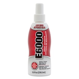 E6000 Spray Adhesive - 8 oz, front of bottle