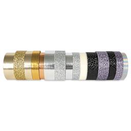 Scotch Washi Tape - Metallic Glitter Colors, Set of 15
