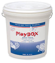 Playbox Wheat Paste - Front of 5 lb bucket with handle