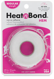 HeatnBond Hem Iron-On Adhesive Tape front of packaging