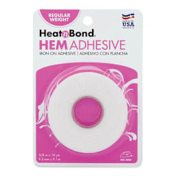 HeatnBond Hem Iron-On Adhesive Tape - 3/8" x 10 yds front of packaging