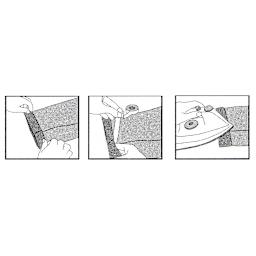 HeatnBond Hem Iron-On Adhesive Tape - 3/8" x 10 yds instructions