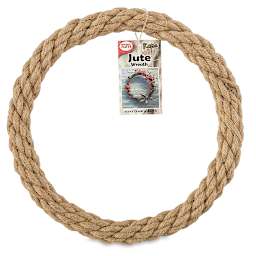 Pepperell Jute Rope Wrapped Wreath - 10"
