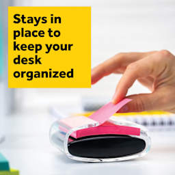 Stays in place to keep your desk organized