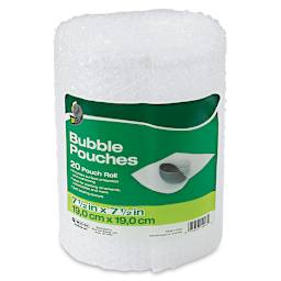 Duck Bubble Pouches - Front view of Roll of Pouches
