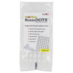 StikkiWorks StikkiDots Adhesive Wax Dots - Pkg of 50, front of packaging