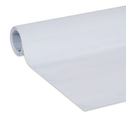 Duck EasyLiner Adhesive Laminate - Closeup of slightly unrolled removable solid White color