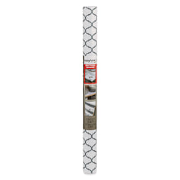 Duck EasyLiner Adhesive Laminate - Grey Quatrefoil, 20" x 15 ft