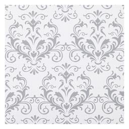 Duck EasyLiner Adhesive Laminate - Gray Damask, 20" x 15 ft - close-up