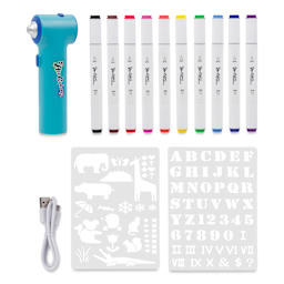 TPG Creations AirColor Airbrush Kit, contents