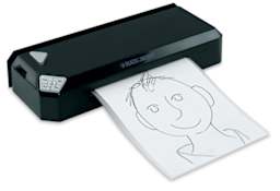 Black & Decker Flash Pro Thermal Laminator - Angled view laminating a drawing
