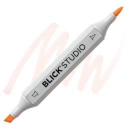 Blick Studio Brush Marker - Silk marker and swatch