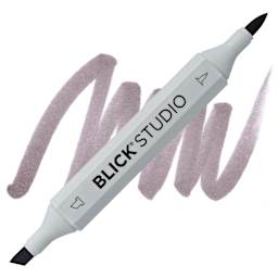 Blick Studio Brush Marker - Warm Gray 60% marker and swatch