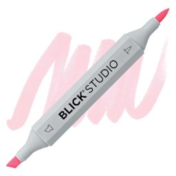 Blick Studio Brush Marker - Rose Petal marker and swatch