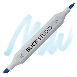 Blick Studio Brush Marker - Light Cerulean Blue marker and swatch