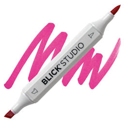 Blick Studio Brush Marker - Honeysuckle marker and swatch