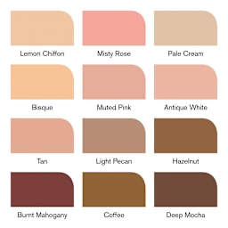 Winsor & Newton Promarker - Skin Tones, Set of 13, color swatches