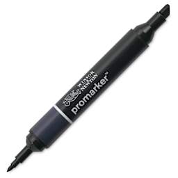 Winsor & Newton Promarker - Blue Black, both caps off