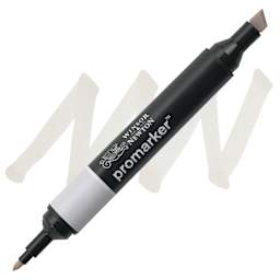 Winsor & Newton Promarker - Warm Grey 0, marker with swatch