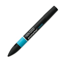 Winsor & Newton Neon ProMarker - Volt Blue, caps on