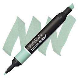 Winsor & Newton Promarker - Soft Green marker and swatch