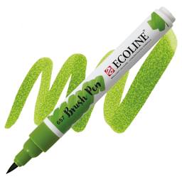 Royal Talens Ecoline Brush Marker - Bronze Green marker and swatch
