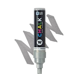 Molotow Chalk Marker - Metallic Silver, 4-8 mm 