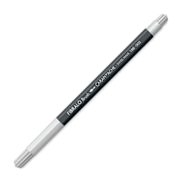 Caran d'Ache Fibralo Brush Marker - Light Grey with cap on