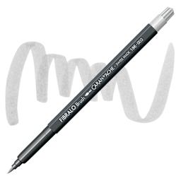 Caran d'Ache Fibralo Brush Marker - Light Grey marker and swatch