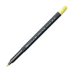 Caran d'Ache Fibralo Brush Marker - Pale Yellow