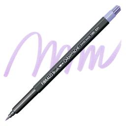 Caran d'Ache Fibralo Brush Marker - Light Ultramarine Violet marker and swatch