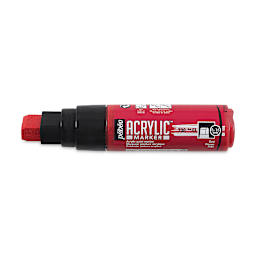 Pebeo Acrylic Marker - Red, 5-15 mm, Flat Nib