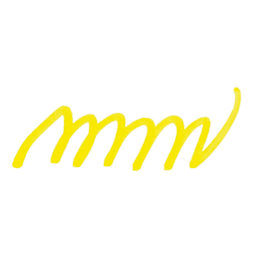 Pebeo Acrylic Marker - Fluorescent Yellow, 1.2 mm, Bullet Nib swatch