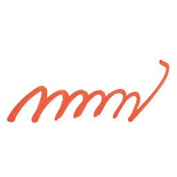 Pebeo Acrylic Marker - Orange, 1.2 mm, Bullet Nib swatch