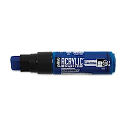 Pebeo Acrylic Marker - Cyan, 5-15 mm, Flat Nib