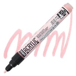 Pebeo Acrylic Marker - Light Pin, 1.2 mm, Bullet Nib marker and swatch