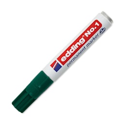 Edding Permanent Marker - Green, No.1, Chisel Nib, 1-5 mm
