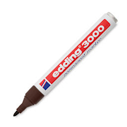 Edding Permanent Marker - Dark Brown, 3000, Bullet Nib