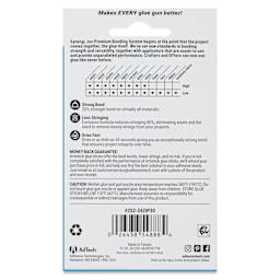 AdTech Artistick Performance Mini Glue Sticks - Pkg of 30 - back of packaging