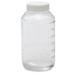 Preval Spray Gun - Replacement Glass Container shown upright 