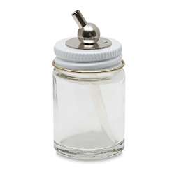 Paasche Airbrush Bottle - Glass, complete assembly, 1 oz