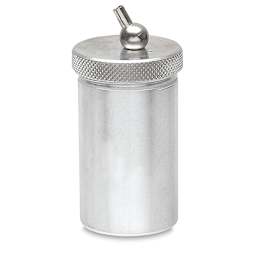 Paasche Airbrush Metal Color Cup - with lid, 2 oz