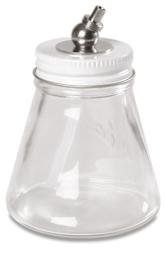 Spare part for Paasche VLST Pro Airbrush only - 3 oz Screw-on Glass Bottle 